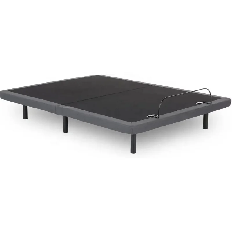 Remote Control Folding Electric Bed Frame Adjustable Bed Frame With Massage And Usb Mattress