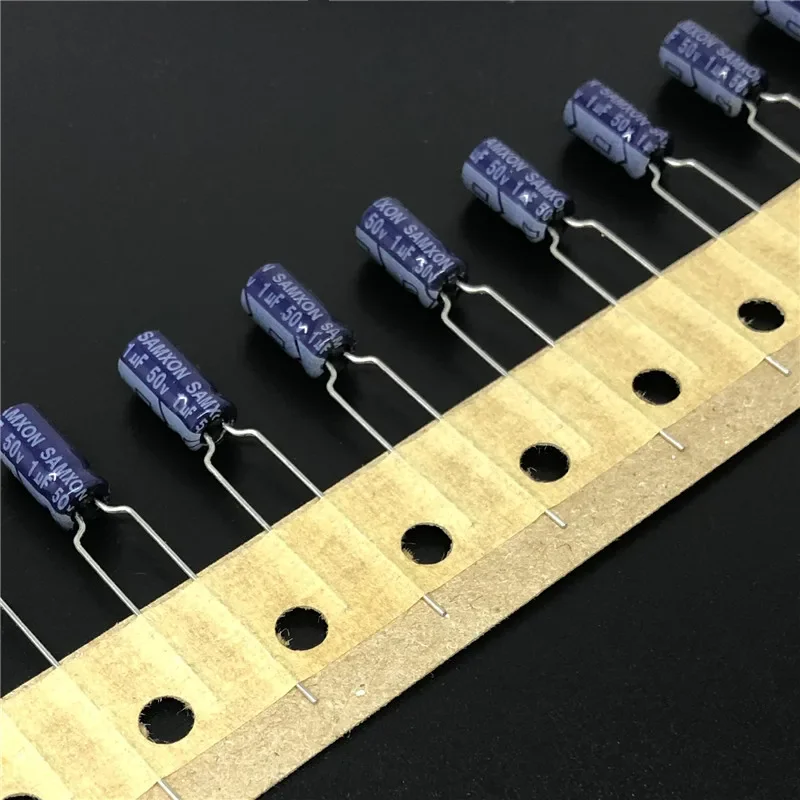 

20Pcs/100Pcs 1uF 50V SAMXON GS Series 5x11mm High Quality 50V 1uF Aluminum Electrolytic capacitor