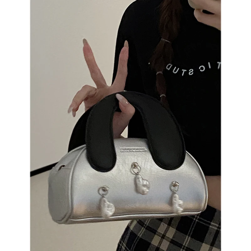 Luxury Designer Brand Color Handbag 가방 Women's New Fashion Cool Silver Shell Shoulder Crossbody Bags for Women Hot Selling