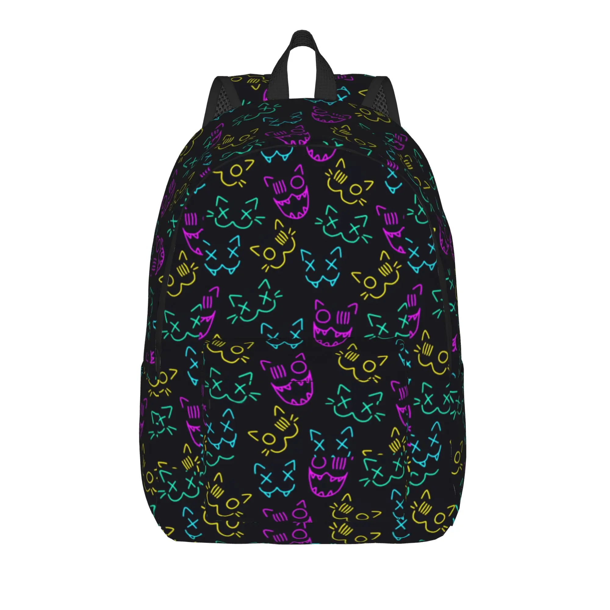 Dark Rose Floral Abstract Texture Backpack  Outdoor Backpacks Girl Streetwear School Bags Designer Print Rucksack