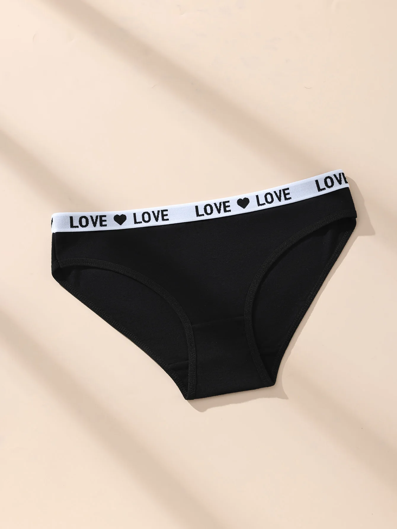 7Pcs/Set Sexy Women Panties Cotton Panty Black Underpants Letter Girls Briefs Breathable Underpants Plus Size Female Lingerie - Image 6