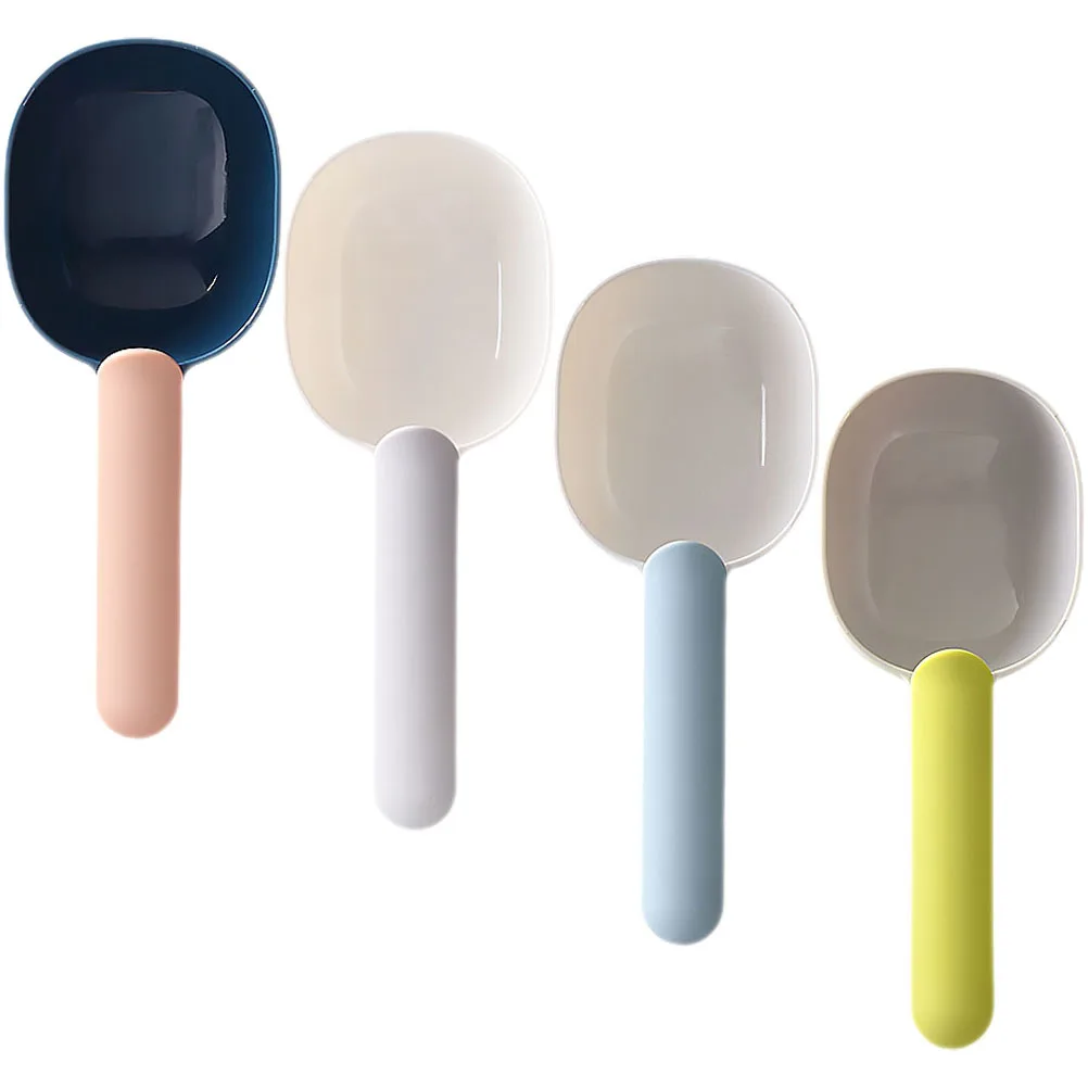Cucharas medidoras ABS, utensilio de cocina con mango ergonómico, práctico café en grano, té, azúcar, leche en polvo, especias, 4 Uds.