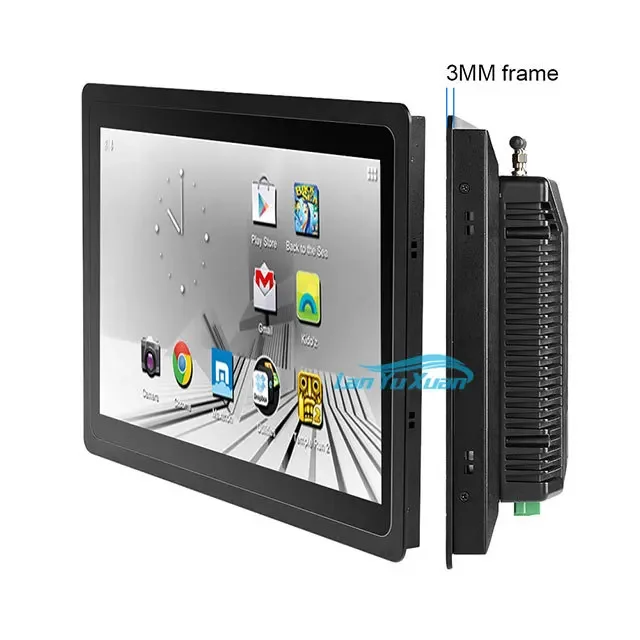 19 Inch Touch Panel PC Rugged Tablet Android Embedded Wall Mounted Industrial moonitor Fanless Panel PC All In One Industrial Pc