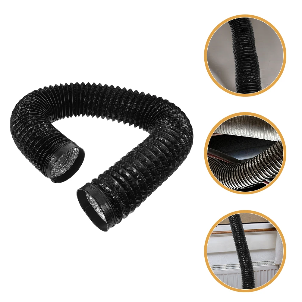 

Thickened Flexible Aluminum Vent Durable Foil Ducting For Clothes Replacement Ventilation Pvc Surface Easy Dryer
