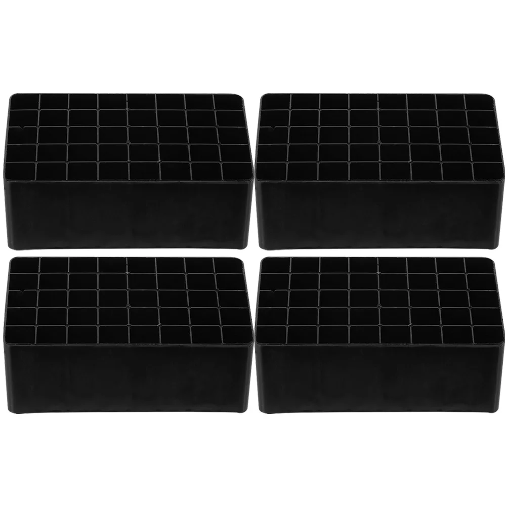 

4 Pcs Marker Base Highlighter Basket Desktop Decor Rack Pen Paint Trays Decorative Holder Storage for Student Table Bead Use