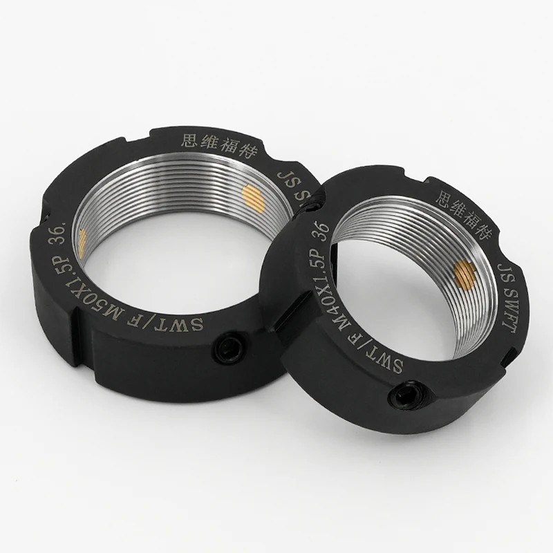 

M12-M260 F-Type Thread Flank Precision Locknut Spindle and Ball Screw Locking Nut Round Nut for Machine Tool Anti-loosening