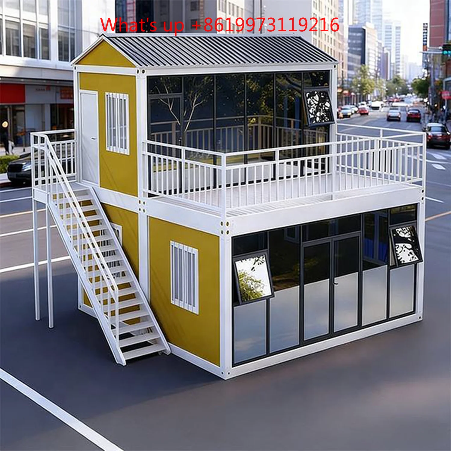 2026 Mobile House 20ft 40ft Steel Tiny Houses Waterproof Prefab Office Living Pods Prefabricated Container House