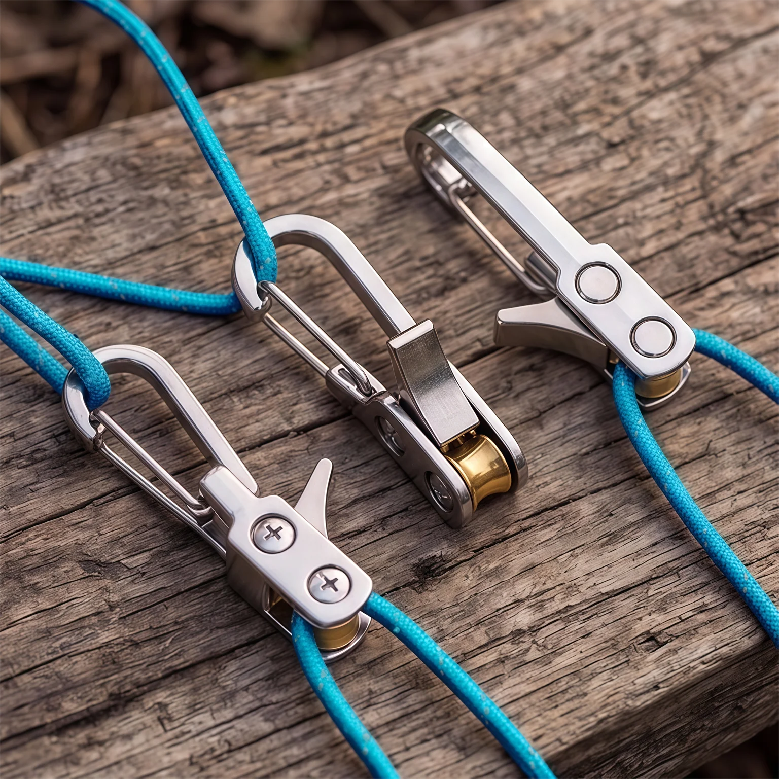 6Pcs Heavy Duty Paracord Tie Down Rope with Roller Tensioner & 6 Hooks, Quick Adjust Cam Lock Buckle, Non-Slip Outdoor Camping