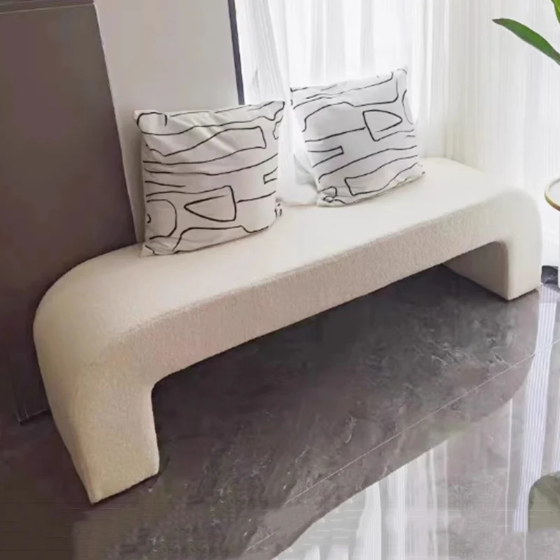 Household Door Shoe Changing Stool Multifunctional Interior Storage Footstool Modern Room Stool Portable Furniture for Home