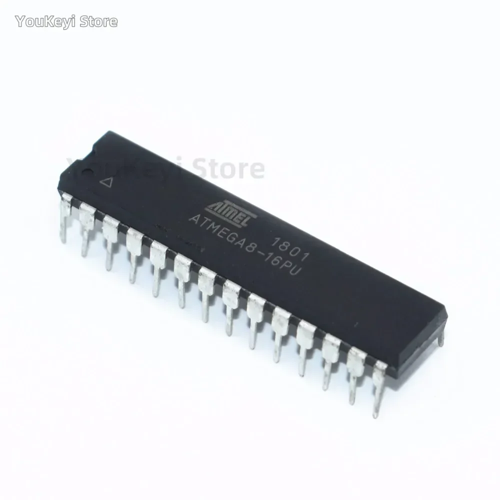 ATMEGA8 ATMEGA8-16PU ATMEGA8A-PU MEGA8-16 DIP Flash IC DIP-28 8-bit with 8K Bytes In-System Programmable Flash