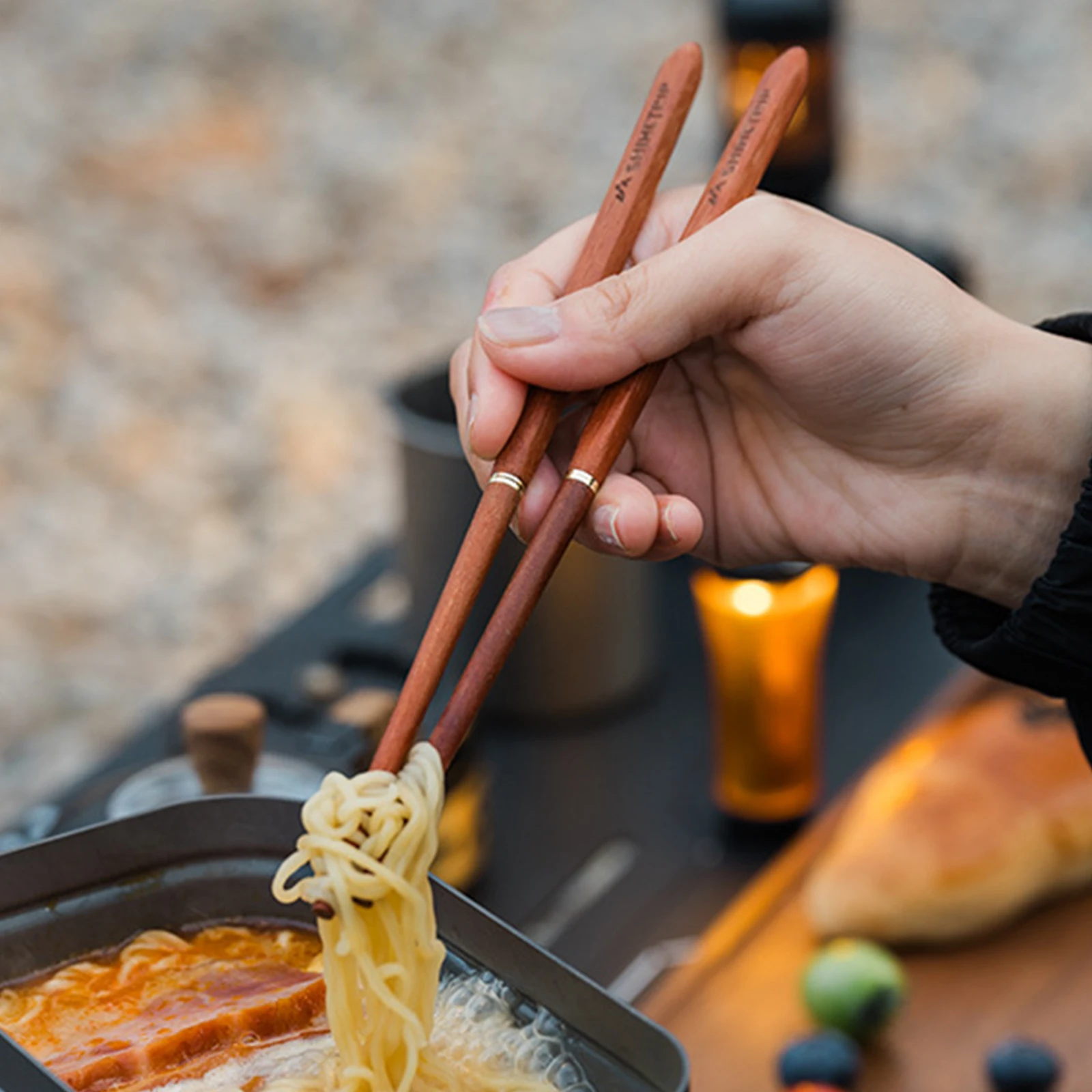 Titanium Camping Utensil Set L - Camping Cooking And Eating Set 评论和价格