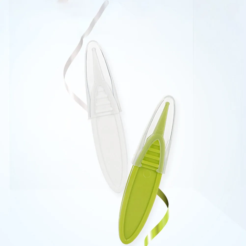 

Набор из 2 пинцетов для чистки носа младенцев с круглыми гладкими наконечниками и противоскользящей ручкой для удаления ушной серы, выделений из пупка и пятен с глаз