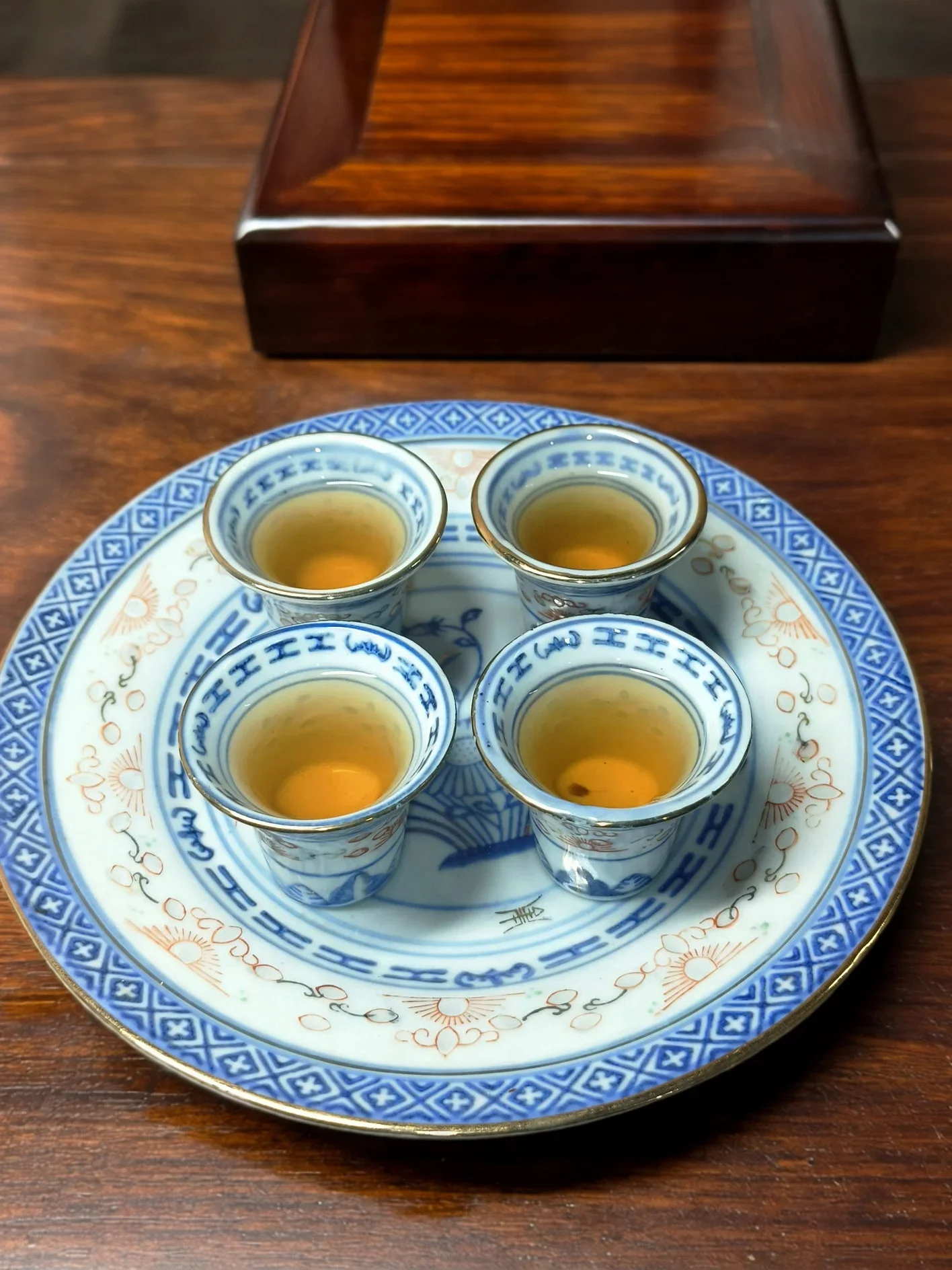 High Temperature Porcelain Blue And White Underglaze Color Jade Orchid Cup Wine Cup Tea Cup Original Mine Material