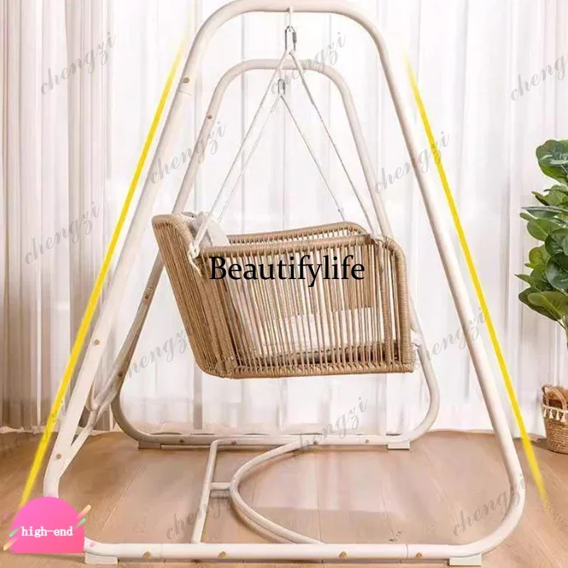 

R134 L181 Rocking Terrace Lounger Patio Swings Hammock Hanging Relax Garden Patio Swings Suspended Street Outdoor Furniture Colu