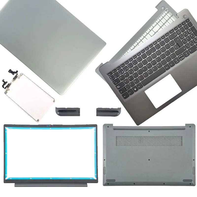 

New For Ideapad 3 15ITL6 15ALC6 2021 Laptop LCD Rear Cover/Front Frame/Palm Pad Keyboard/Bottom Cover/hinges/Silver Grey