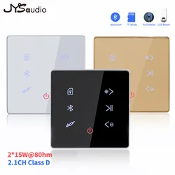 Bluetooth Wall Amplifier Home Theater Sound System Mini Audio Amplificador Smart Background Stereo Music Amp Hotel Restaurant