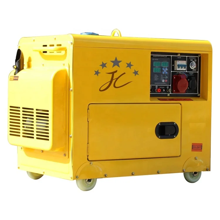 

Taizhou JC Factory Direct Sales AC Single Phase Silent JC-6500DS Diesel Generator Diesel Welder Generator