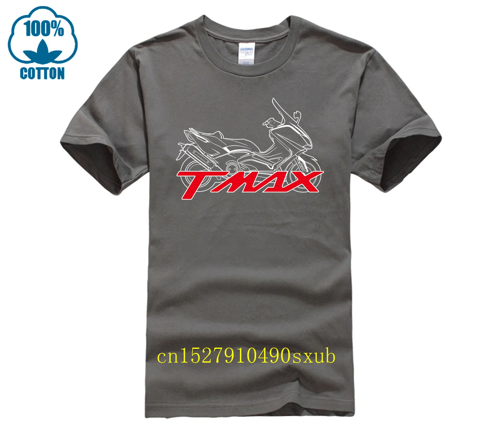 T Shirt Customised Tmax S M L XL XXL Man Maxi Scooter Line