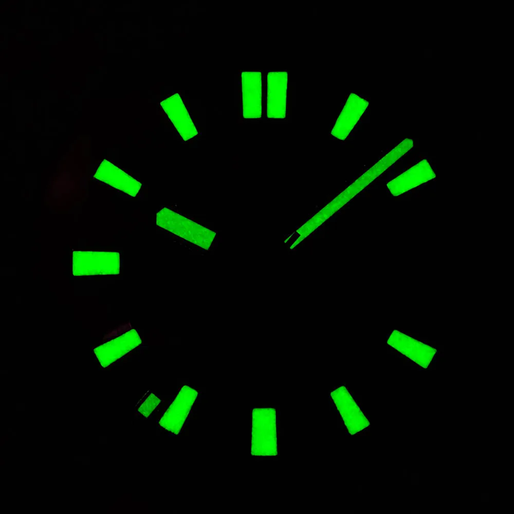 28.5mm Single Calendar Watch Dial Green Luminous Watch Face Fit NH35 NH36 Automatic Movement Watch Mod Repair Replacement Parts