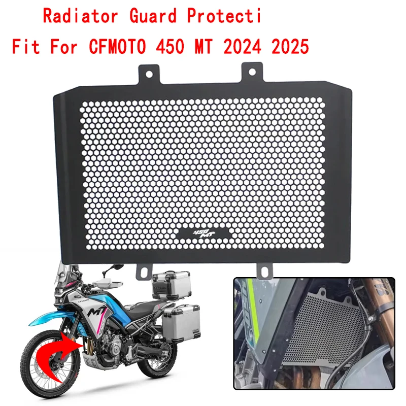 

Fit For CFMOTO CF-MOTO 450MT 2024 2025 Engine Radiator Front End Protector Cover Motorcycle Radiator Guard Protection Cover