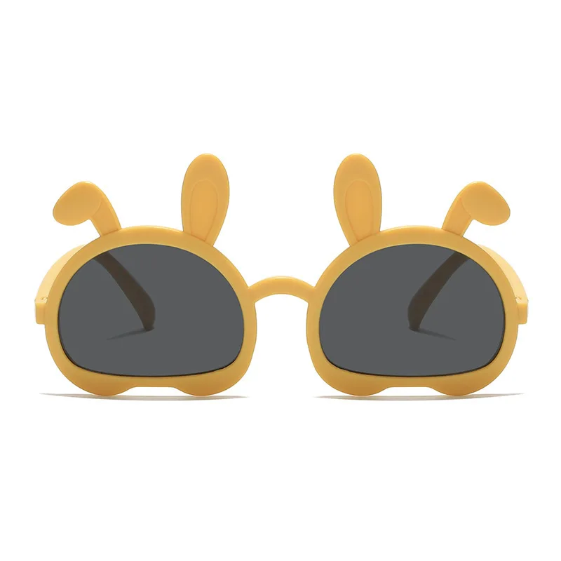 2025 Cute Baby Male Female Cartoon Sunglasses Street Shooting Ball Glasses New Fashionable Bunny Children's