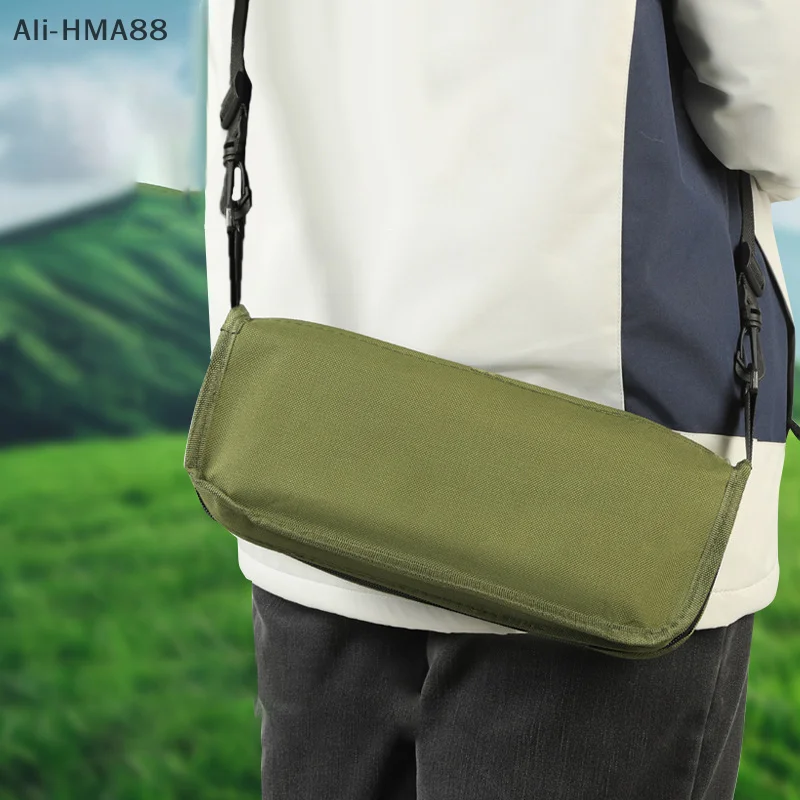 1pc  Outdoor Camping Foldable Chair Backpack Stool Portable Travel Folding Stool With Carry Bag