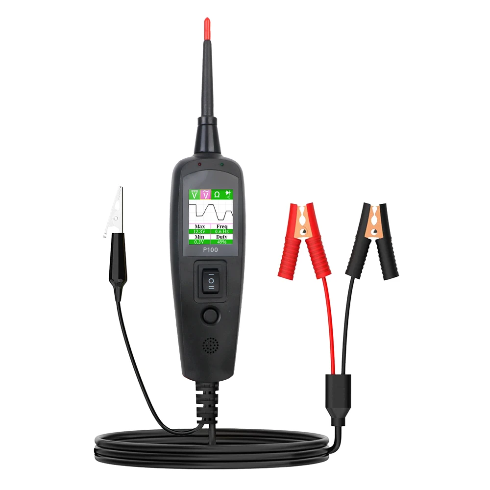 P100 24V 12V Sonde Pen Auto Tester Spanningsbestendig Test Circuit Ontsteking Batterij Scanner Diagnostic Tools Auto accessoires