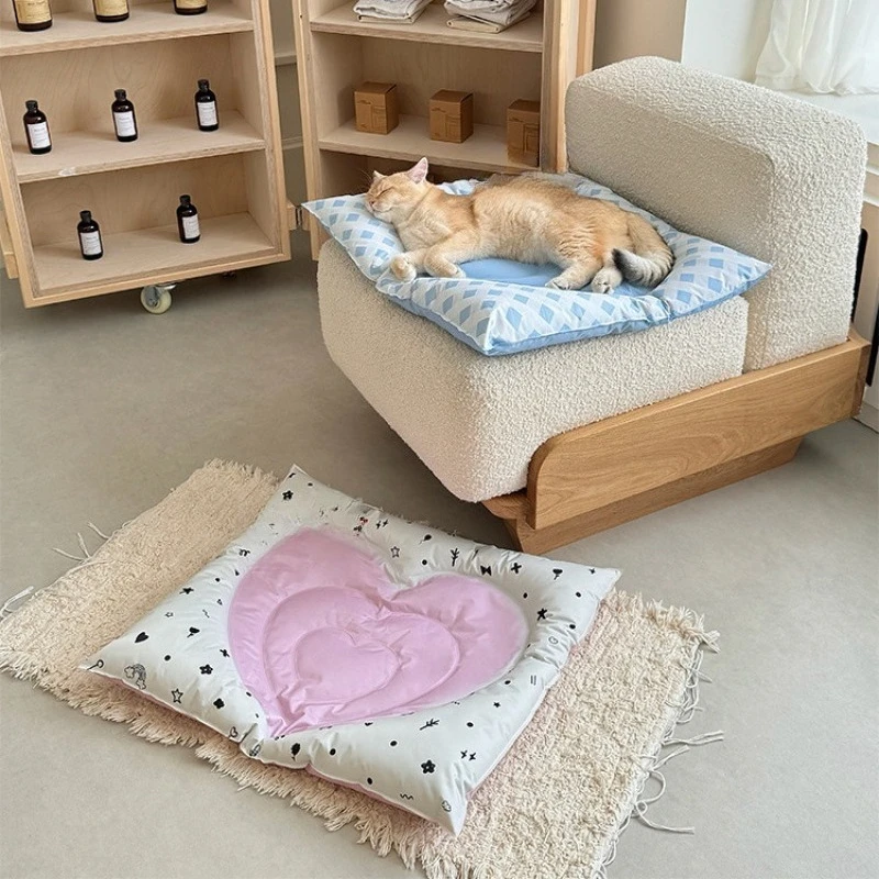 

Pet ice pad cools down in summer, cat pad mat mat ice nest