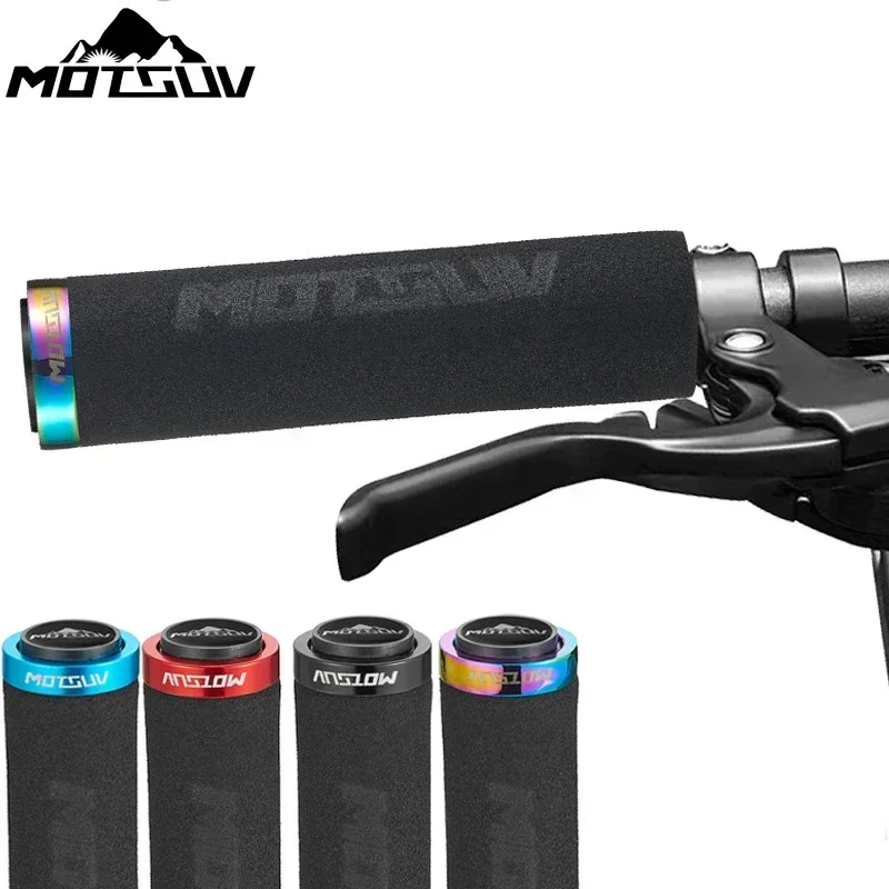 

MOTSUV велосипедный губчатый руль для горного шоссейного велосипеда с фиксированной передачей, удобные амортизирующие нескользящие ручки, аксессуары для велоспорта