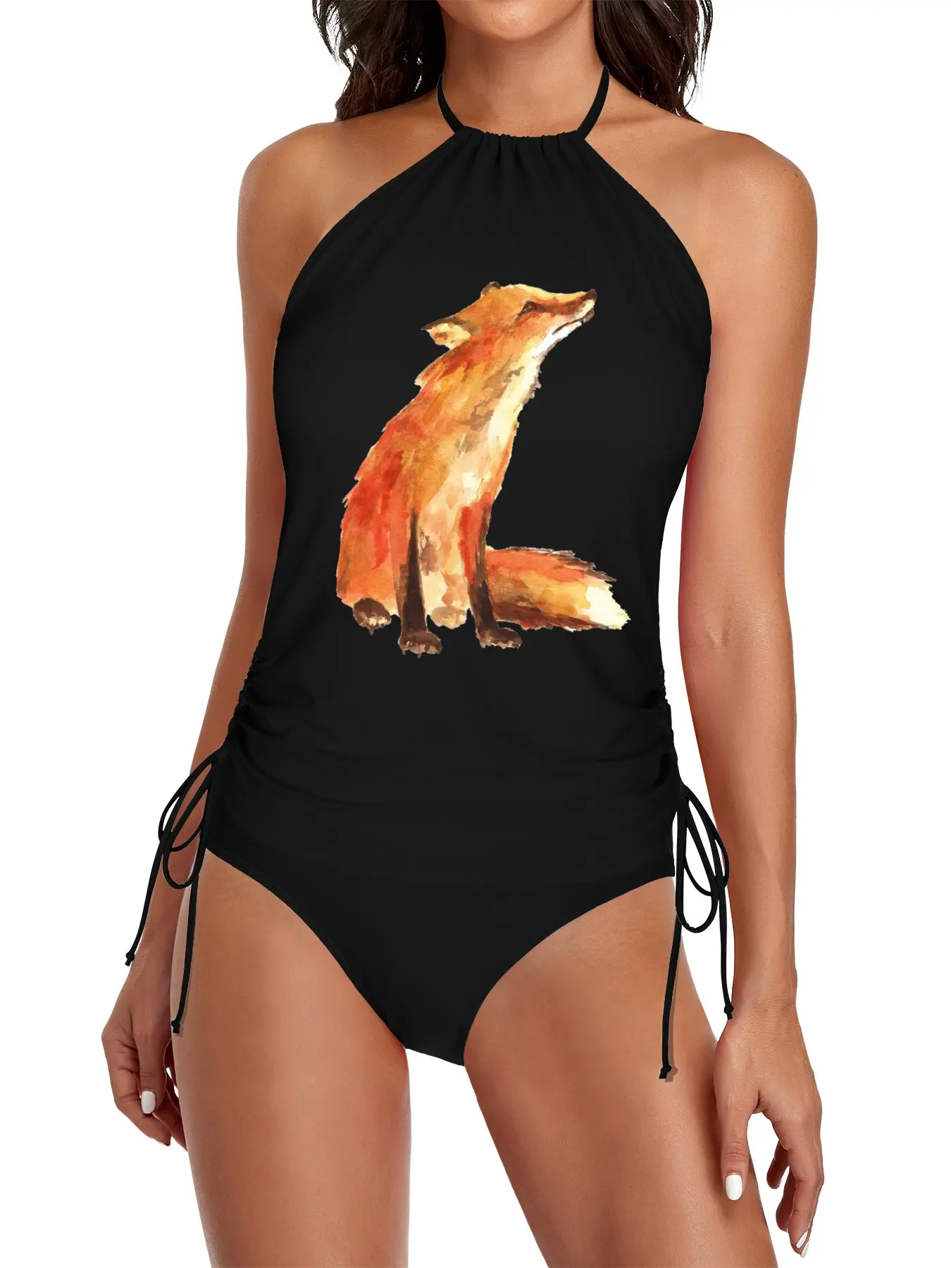 

Fox Split Swimsuit Set swimwear for women 2025 swimsuit 2025 2 piece swimsuit