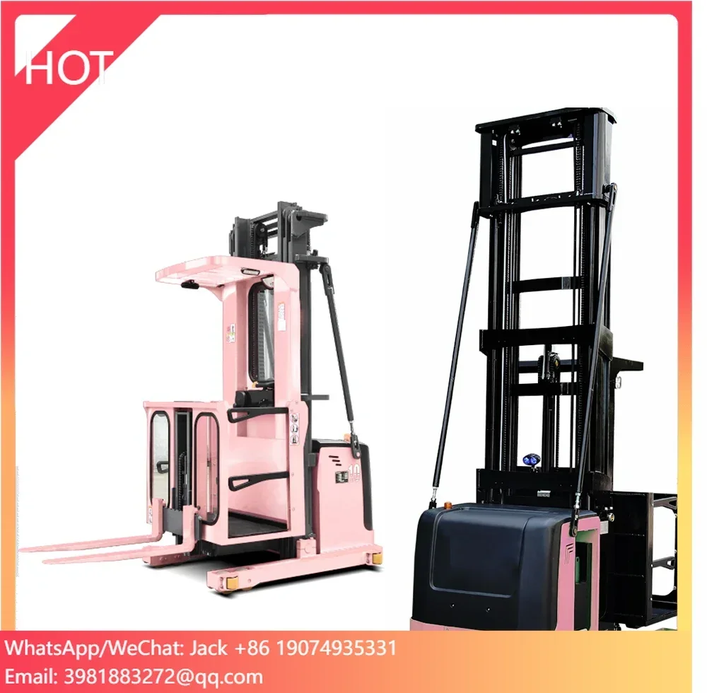 

CE ISO Electric Order Picker 1Ton 1.5Ton 9M 12 M High Level Order Picker Battery-Powered Forklift Stacker For Sale