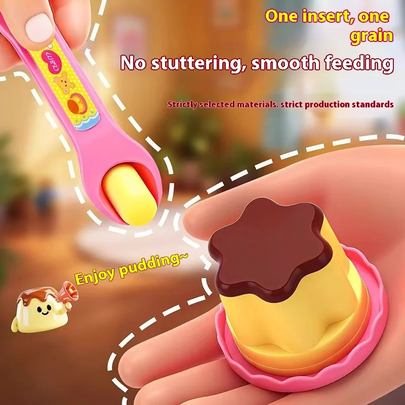 Juguetes de pudín para el hogar, juego de simulación, pudín de fresa y gelatina para niñas, juguete de alimentación, herramienta educativa de aprendizaje preescolar, regalo para niños