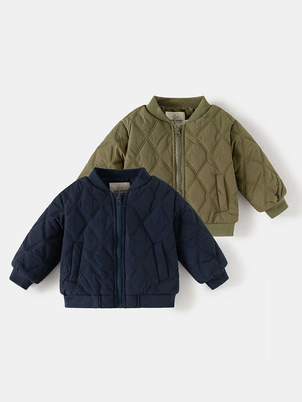 MILANCEL Winter Jacket for Girls 2-6T Children Jacket Fleece Padded Coat for Girls Solid Color Thicken Kids' Outerwear and Coat