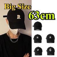 Unisex Large Size XL 63cm Baseball Caps 100% Cotton Caps for Men Summer Big Head Hat Men 60cm Trucker Caps 62CM Dad Cap