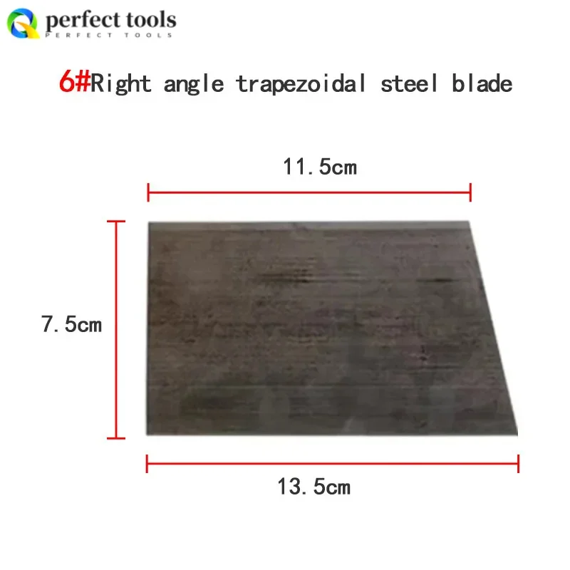 Automotive Putty Scraper Right Angle Trapezoidal Iron Scraper Putty Knife Leveling Tool