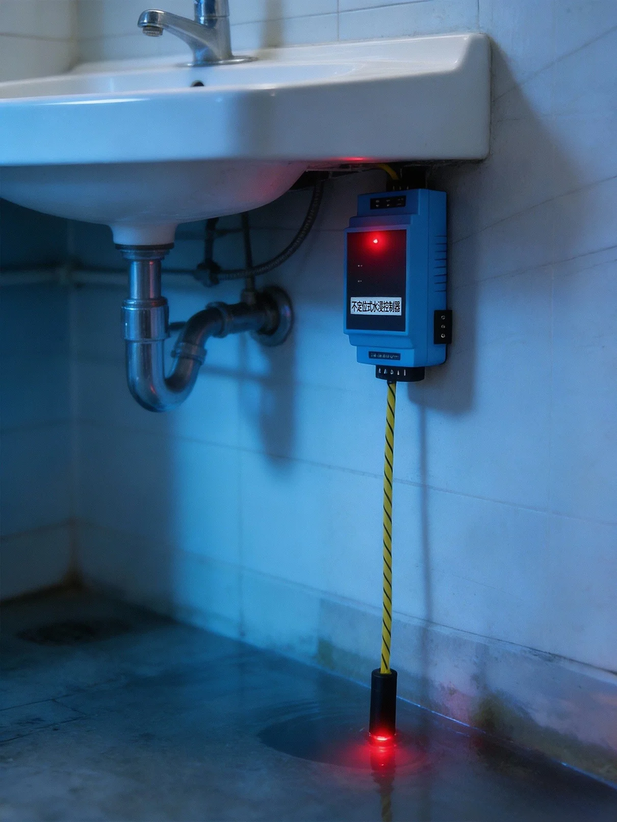 XXT YC BP-5803 Non-locating Water Leak Sensor with RS485 Alarm for Rail Mounting in IT Rooms & Data Centers