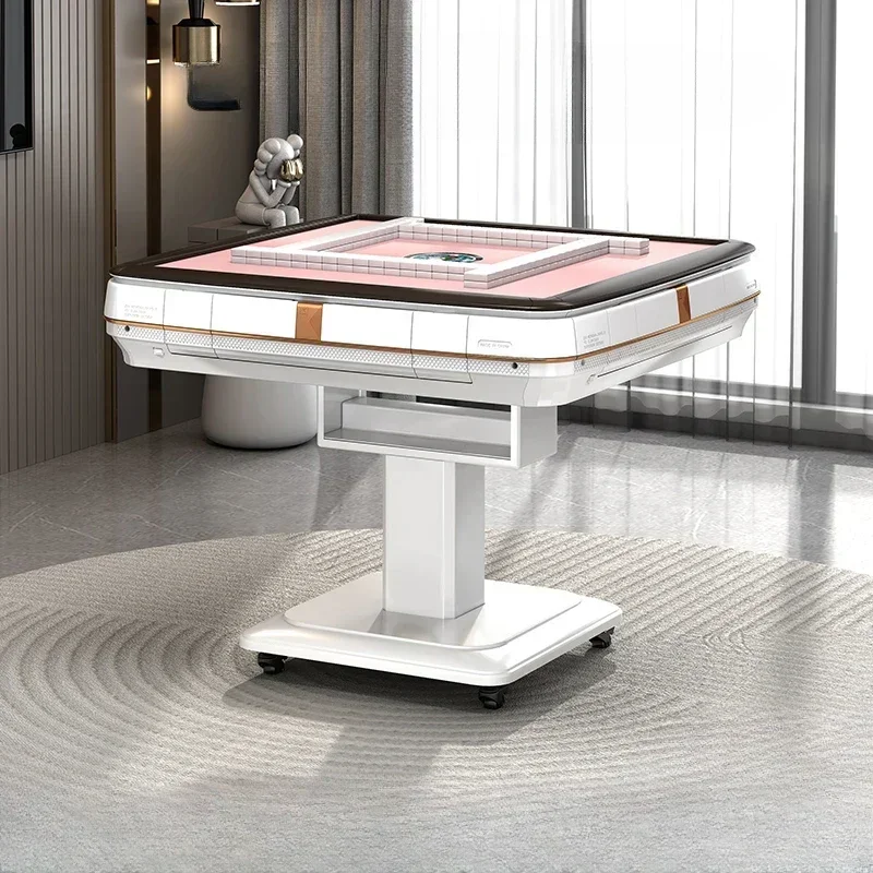 Mahjong Machine Automatic Household Internet Celebrity Folding Mute Mahjong Table Dining Table Dual-Use Electric Sparrow Table