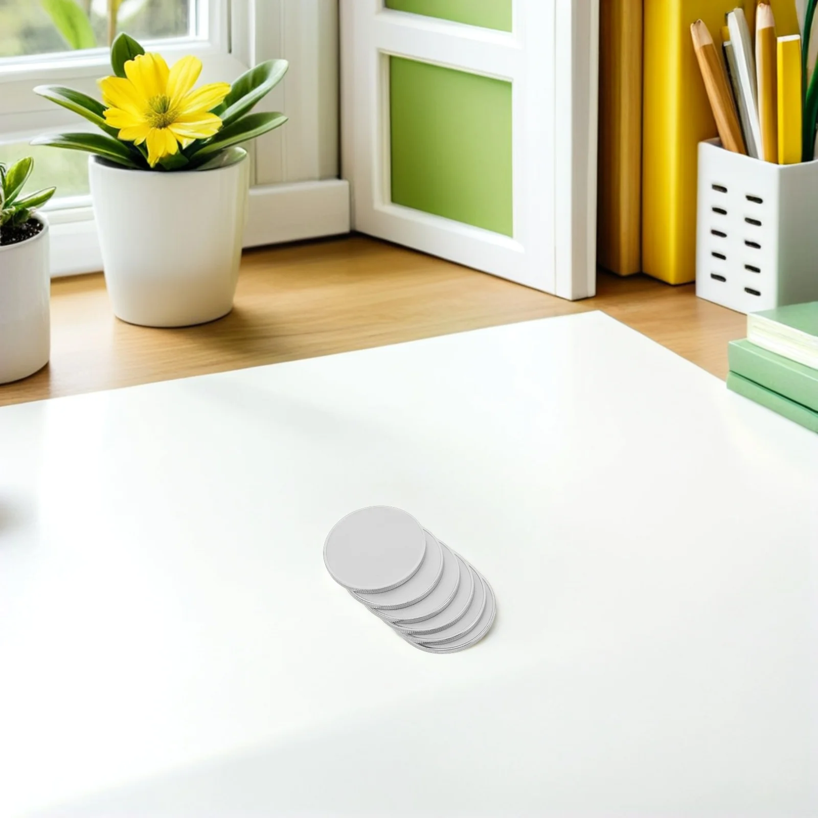 

20Pcs Round Engraving Blanks 40Mm Laser Engraving Commemorative Coins Metal Blank Coins for DIY Stamping Birthday Anniversary