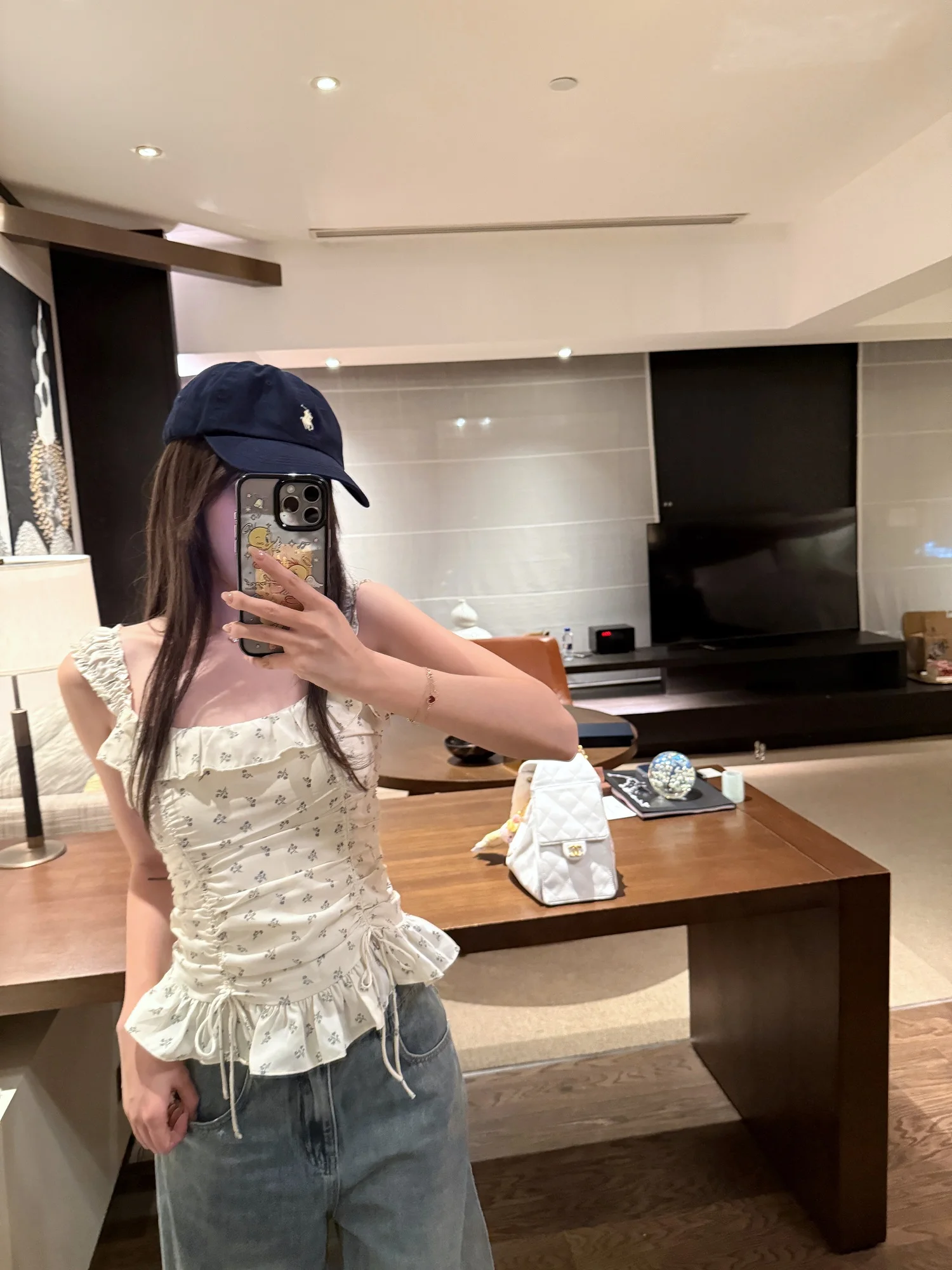 

CUTEioi Новая летняя женская вязаная жилетка с цветочным узором, плиссированная, с квадратным воротником, из полиэстера