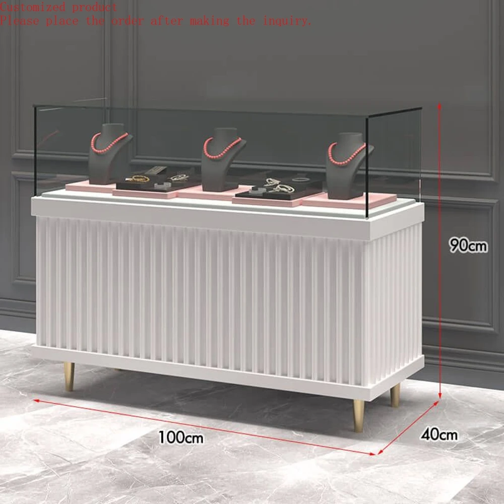 

Custom.Luxury Jewellery Exquisite Interior Design Jewelry Shop Display Furniture Decoration Custom Jewelry Shop Glass Cabinet