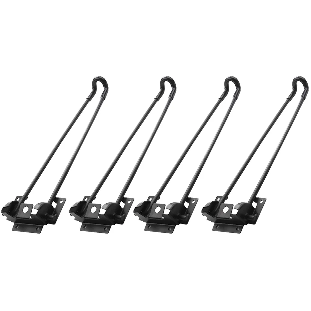 Gambe da tavolo pieghevoli da 4 pezzi Staffa per console da pranzo pieghevole Scrivania in metallo per mobili