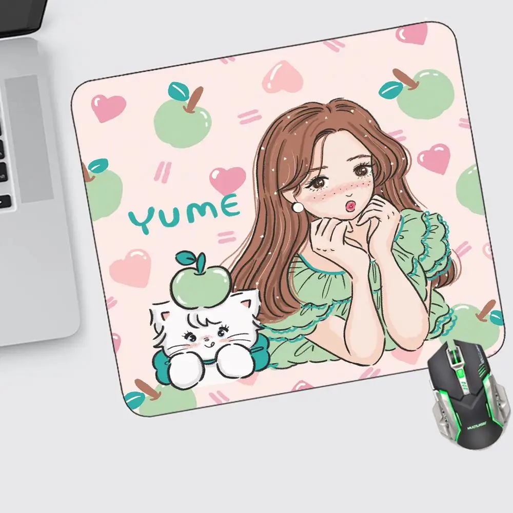 

Mikko Illustrations Mouse Pad Small Gaming Accessories Keyboard Computer Offices Desk Mat Pc Gamer Non-slip Rubber Mousepad