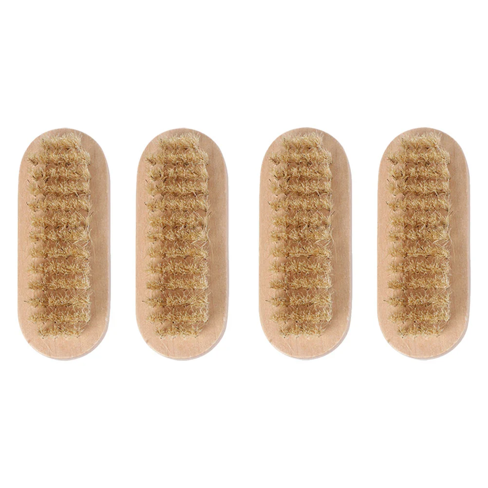 

Nail Sponges for Ombré Pig Bristle Brush Pedicure Tool Fingernail Cleaner Miss Touch