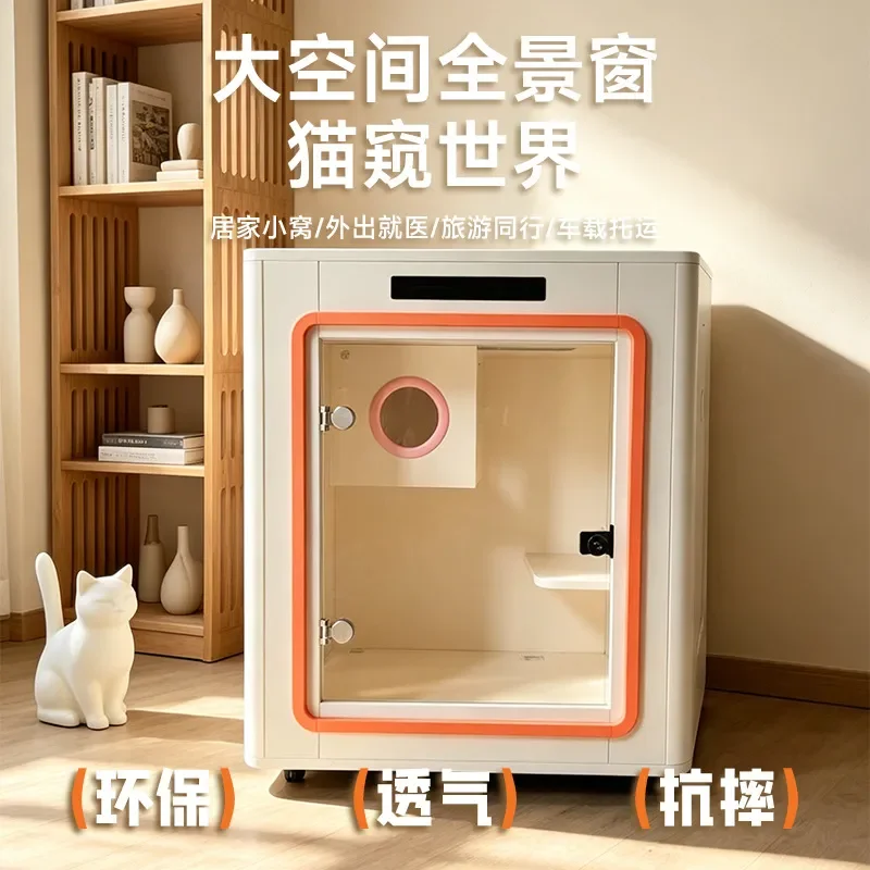 for Integrated Villa Cat Cage Indoor Large Capacity Pet Cabinet with Intelligent Constant Temperature System Comfortable Cat