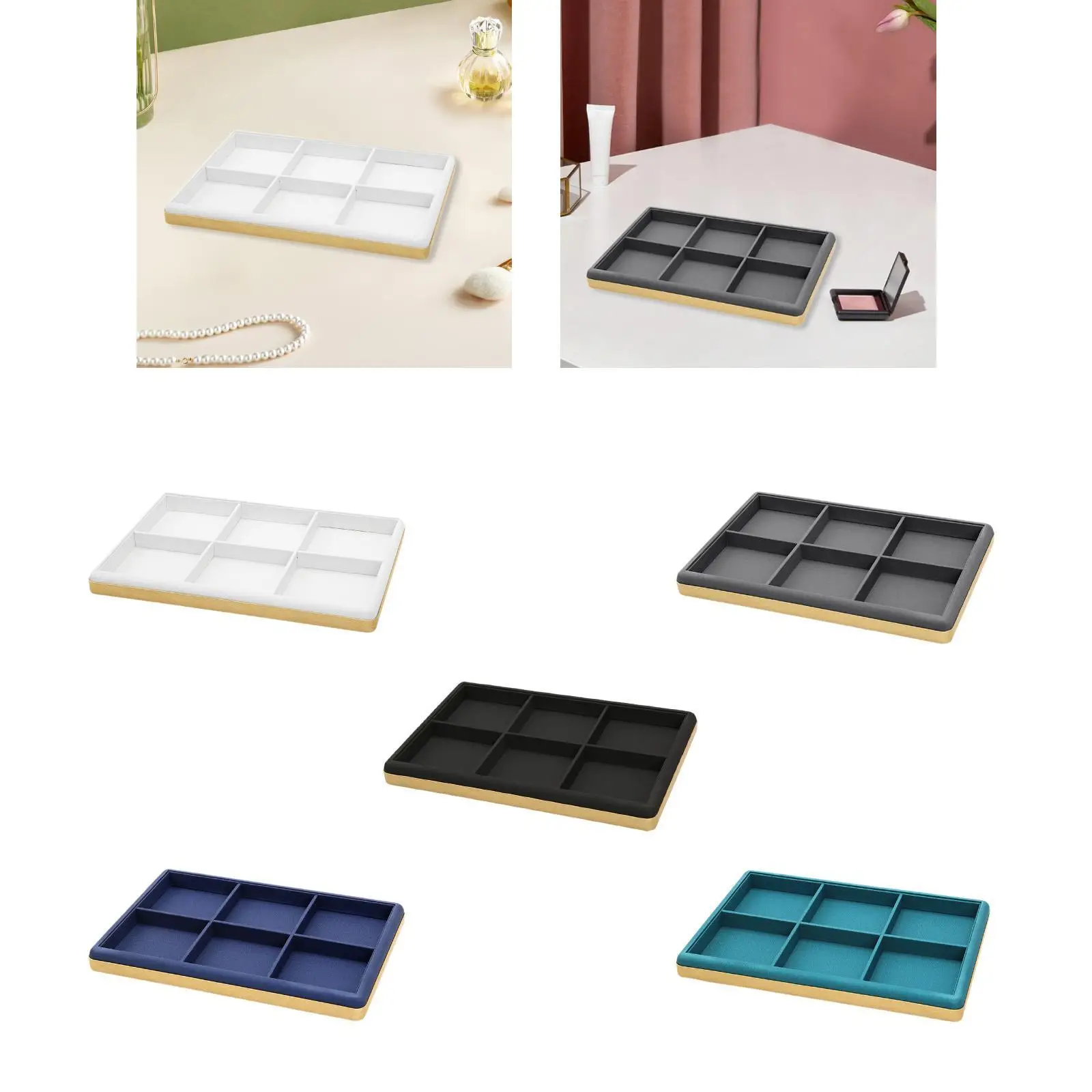 

Поднос для демонстрации браслетов для колец, серег, подвесок для ящика, органайзера для ювелирных изделий