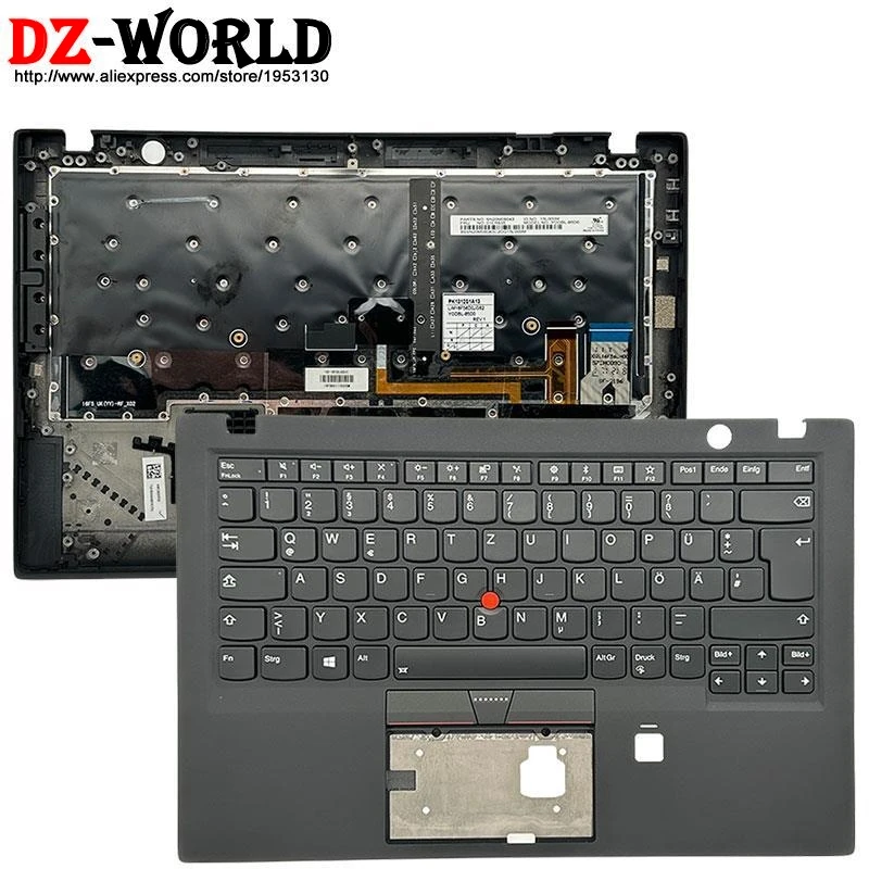 Keyboard With Shell Palmrest Upper Case C Cover for Lenovo Thinkpad X1 Carbon 5TH Gen Laptop SE NDC ES DK CH BE UK FR  HU DE BR