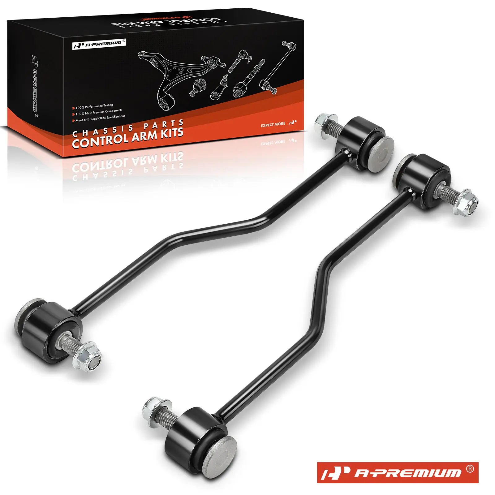 A-Premium 2x Rear Left and Right Sway Bar Link for Ford F-450 Super Duty F-550 Super Duty 2008-2010