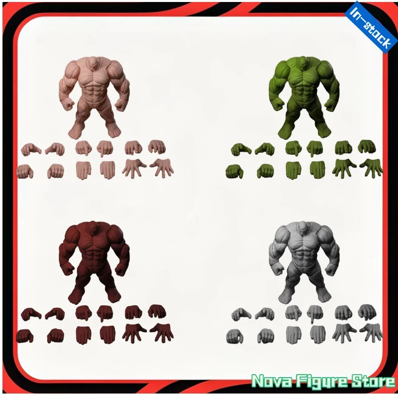 pre‑order-titan-1-12-super-articulated-muscle-body-action-figure-white-green-red-gray-skin-7-pairs-interchangeable-hands