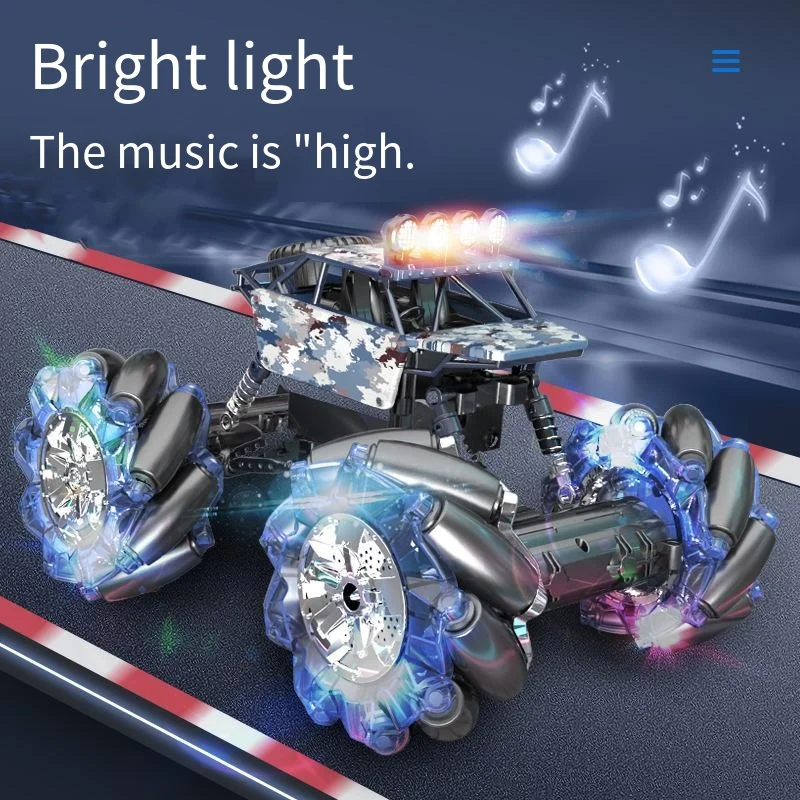 Gesture Sensing Wireless Alloy Off-Road Climbing Car Four-Wheel Drive Remote Control Car Drift Racing Boy Toys Children's Toys