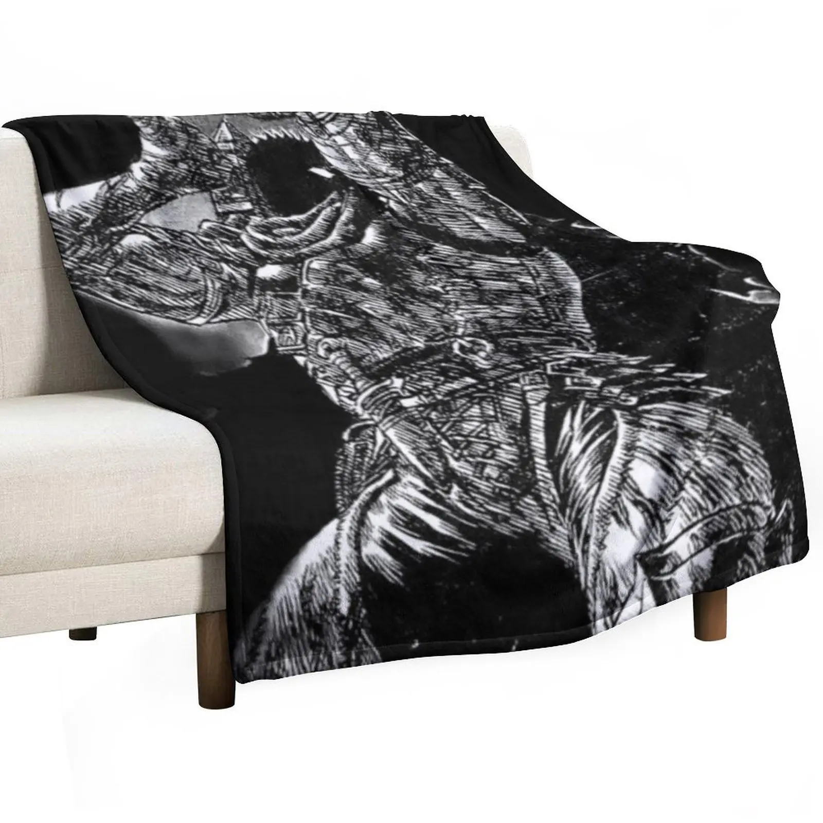 

The Black Swordsman Throw Blanket Soft Plush Blanket as Housewarming Gift